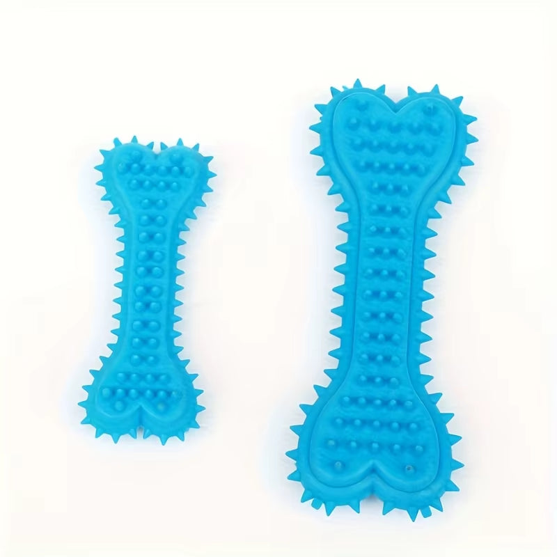 3Pcs Rubber Bone Dog Toy, Alien Dog Chew Toy, Durable Rubber Toothbrush Stick, Easy to Carry