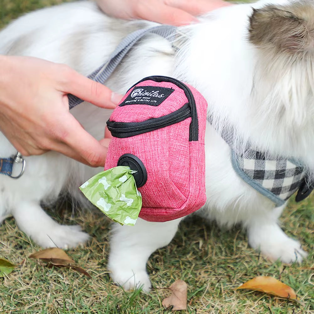 Portable Dog Training Treat Bag Outdoor Pet Dog Treat Pouch Puppy Snack Reward Waist Bag Dog Poop Bag Dog Carriers Bags